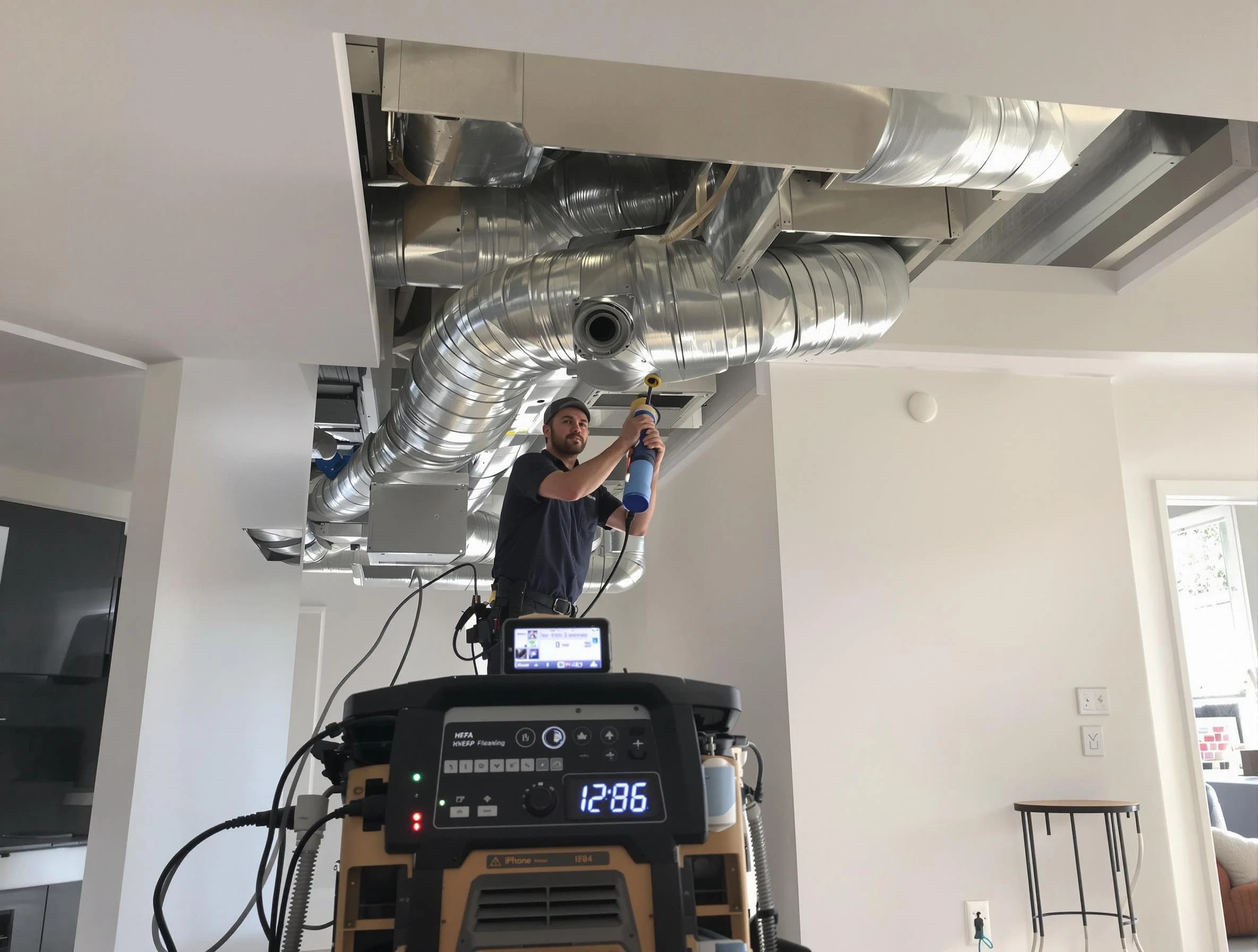 Advanced pure air duct cleaning by Robinson Air Duct Cleaning in Robinson
