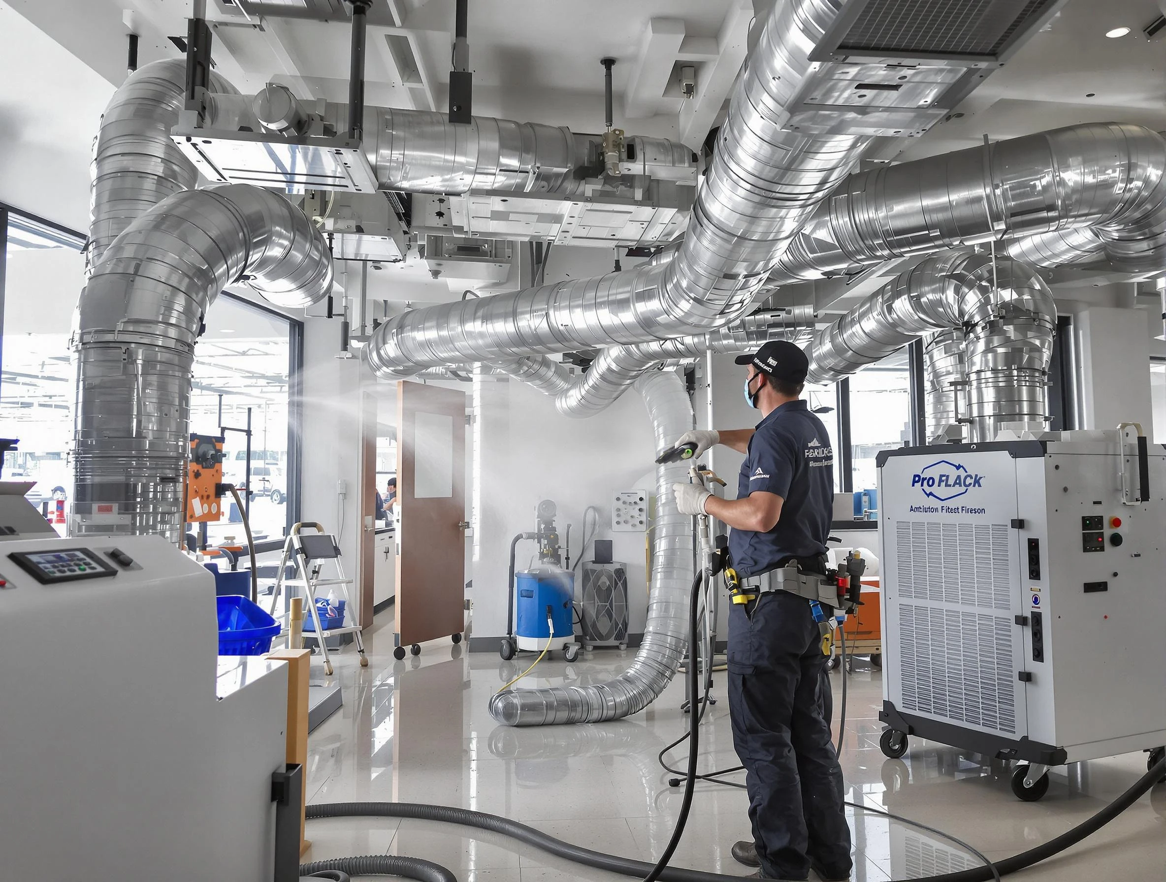 Negative Pressure Air Duct Cleaning in Robinson