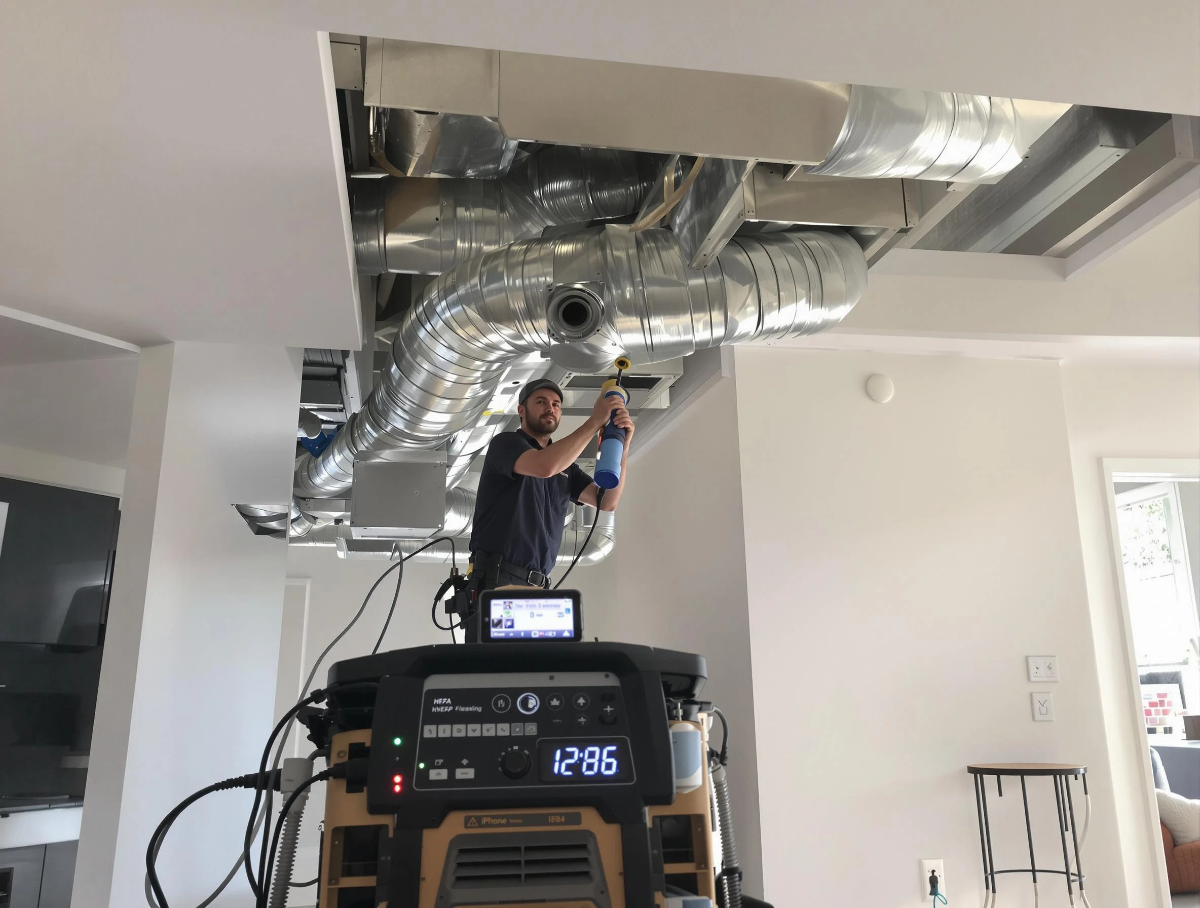 Advanced pure air duct cleaning by Robinson Air Duct Cleaning in Robinson